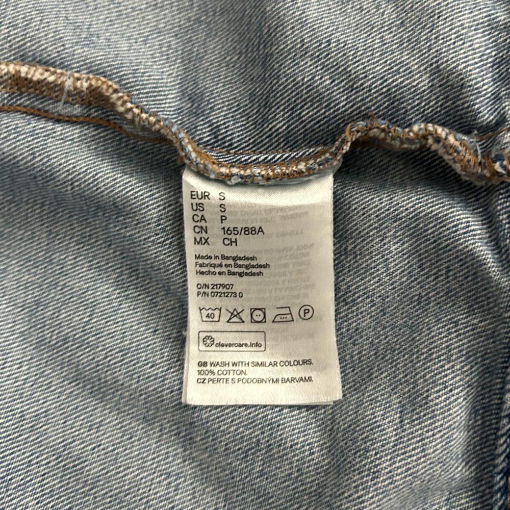 Blue jean denim jacket - Picture 4 of 4